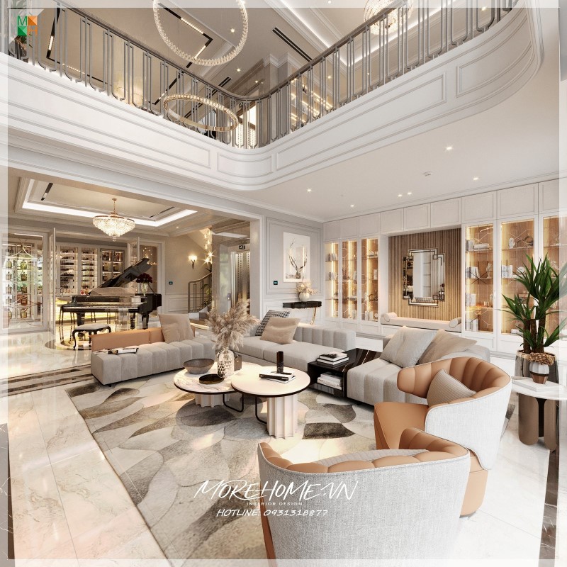 thiết kế nội thất căn hộ Duplex